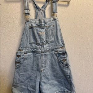 Levi's Classic Blue Denim Overalls
